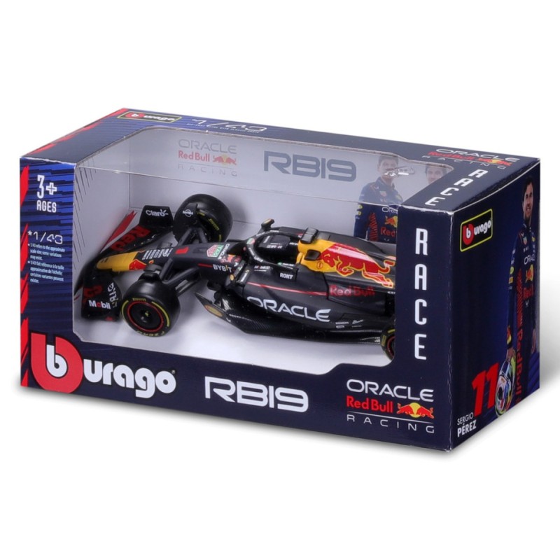 Колекційна автомодель "Red Bull Racing RB19 (2023)" Bburago 18-38082, 1:43 масштаб
