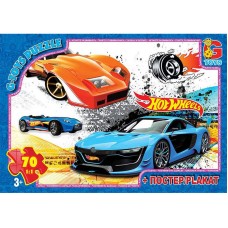 Пазли дитячі "Hot Wheels" FW771, 70 елементів