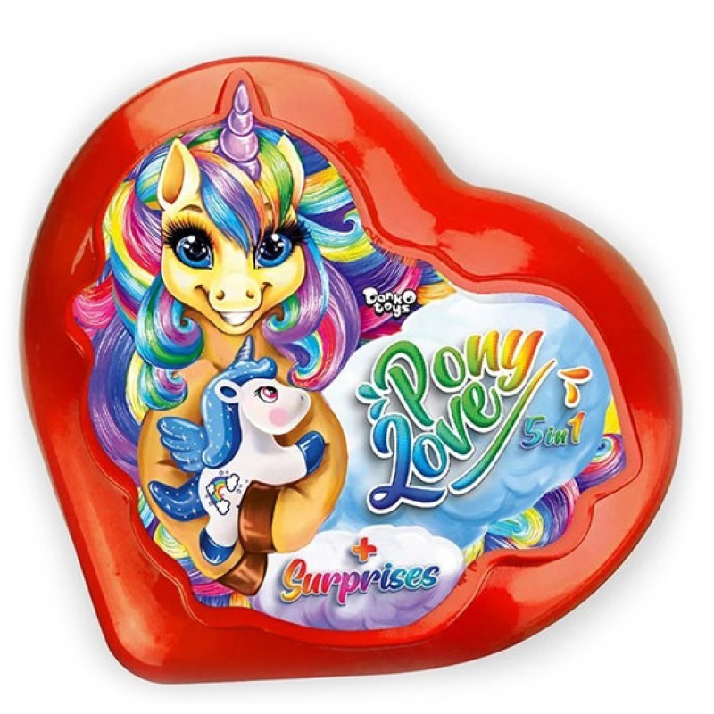 Набір творчої творчості "Pony Love" BPS-01-02U укр Червоний