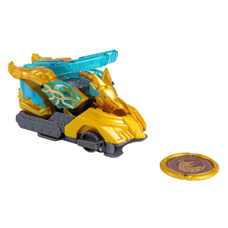Дитячий ігровий набір S5 L1 СОЛЕНТ Screechers Wild! EU686114 запускач-бластер, машинка-трансформер