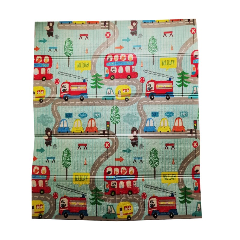 Термокилимок двосторонній Транспорт K6601-1, 120х180 см