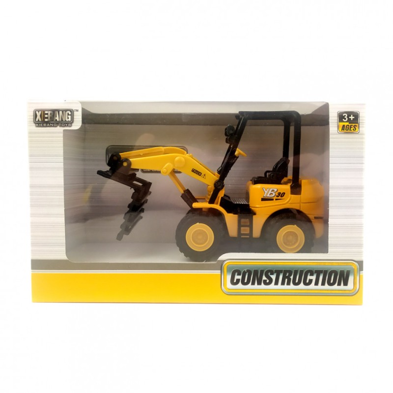 Іграшкова модель "Трактор" XB7003 інерційний, металевий 14 см XB7003-6