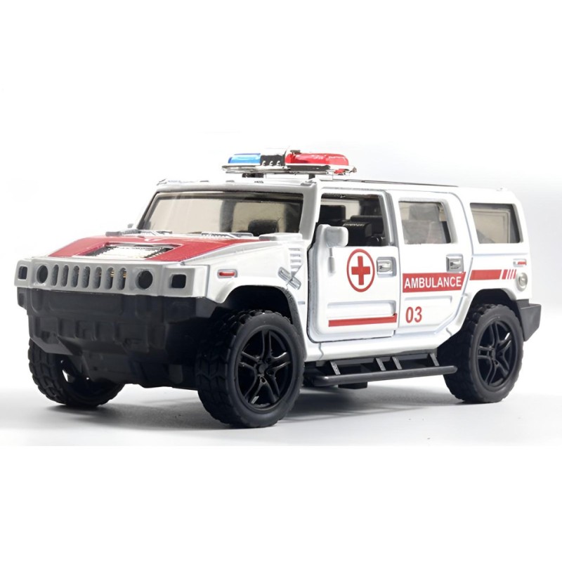 Модель автомобіля "Ambulance" АВТОПРОМ AP74124(White) масштаб 1:32