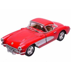 Детская коллекционная машинка Chevrolet Corvette 1957 KT5316W инерционная Красный