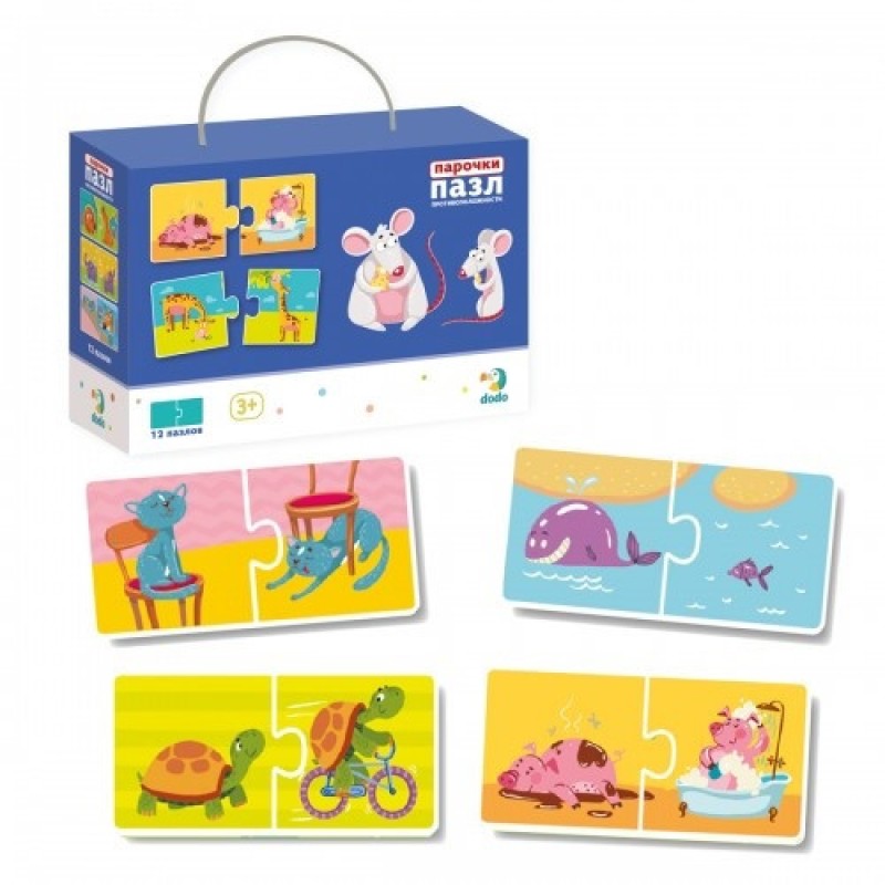 Дитячі пазли Протилежності DoDo 300151, 24 елемента