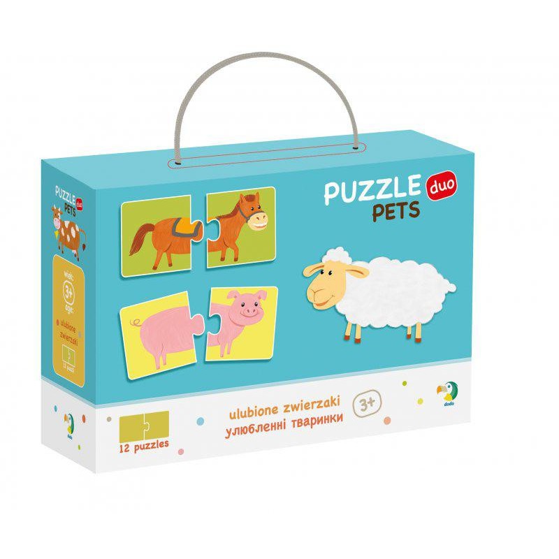 Дитячий пазл Улюблені Тварини DoDo 300115, 24 елемента