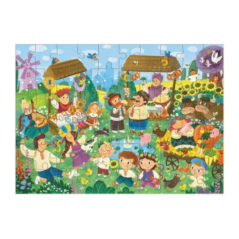 Пазл дитячий "Сорочинський Ярмарок" 300606, 60 елементів