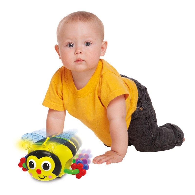 Дитяча розвивальна іграшка "Наздожени Бджілку" Kiddi Smart 557822-43 зі світлом і звуком