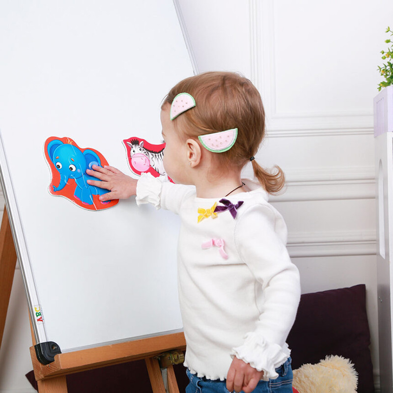 Магнитные беби пазлы "Зебра и слоненок" Vladi toys VT3208-12