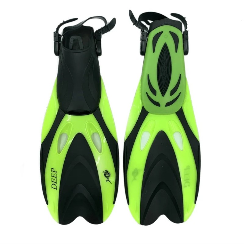 Ласти з відкритою п'ятою DLV Deep NE-66-43-46-Y розмір L/XL 43-46 салатові