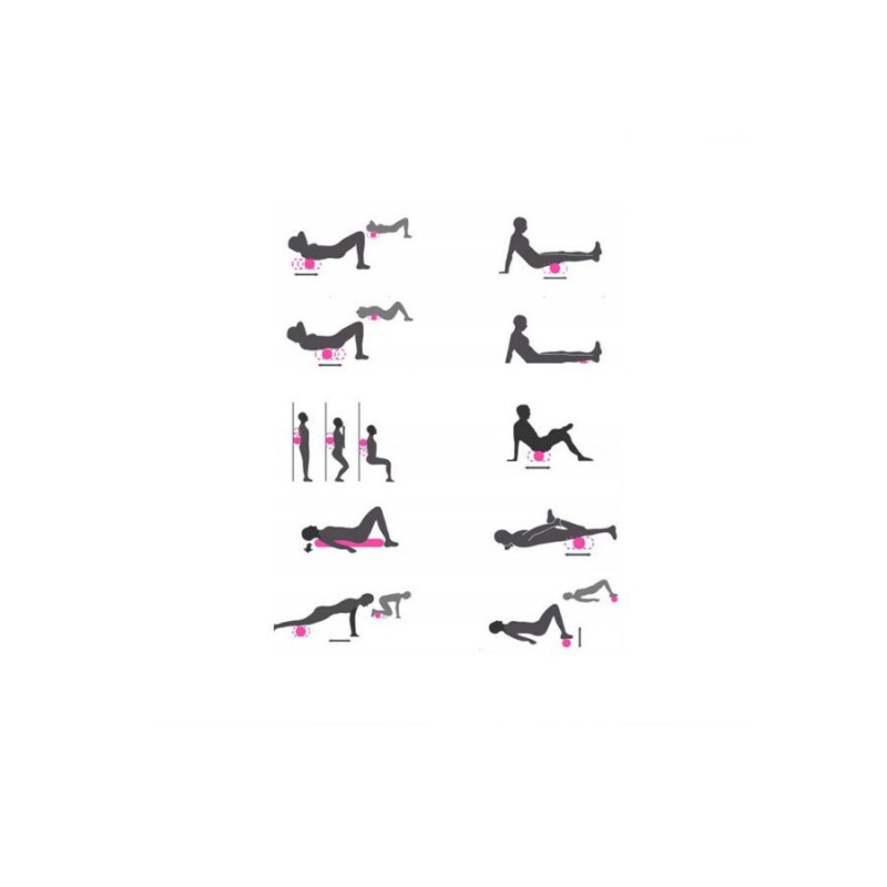 Масажний м'яч подвійний NE-EP-17 12*6 см