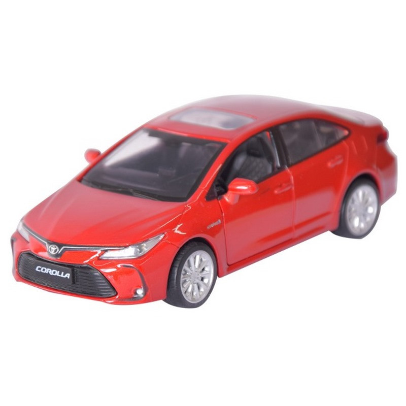 Машина металлическая Toyota Corolla Hybrid 68432(Orange) масштаб 1:33