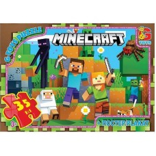 Детский пазл "Minecraft" MC796 плакат 35 элементов