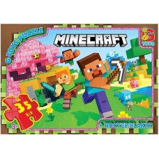 Детский пазл "Minecraft" MC797 плакат 35 элементов