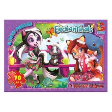Детский пазл "Enchantimals" EA214 плакат 70 элементов