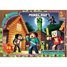 Детский пазл "Minecraft" MC799 плакат 70 элементов
