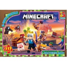 Детский пазл "Minecraft" MC804 плакат 117 элементов