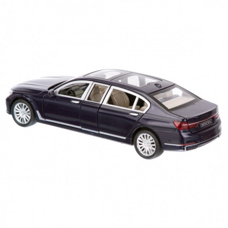 Автомодель автомобіля BMW 760 7695(Black) світло, звук, відкриваються двері