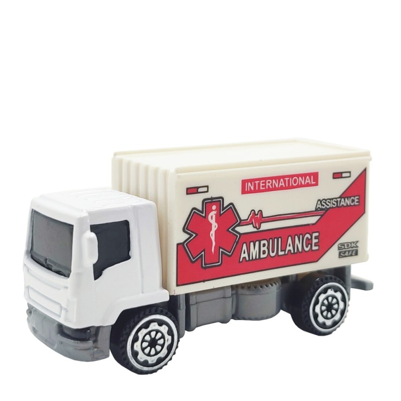 Машинка іграшкова Спецтехніка АвтоПром 7637 масштаб 1:64, металева Ambluance