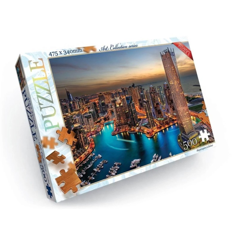 Пазл "Хмарочоси Дубаї" Danko Toys C500-11-02, 500 ел.