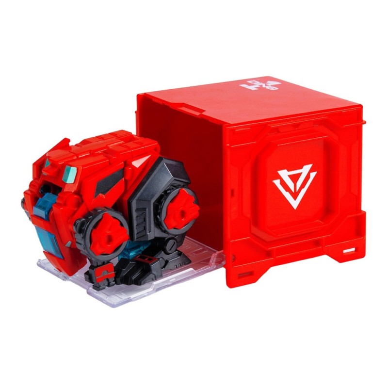 Динозавр-трансформер Раптор-Бот Dinoster EU580840-1 бокс для зберігання, червоний