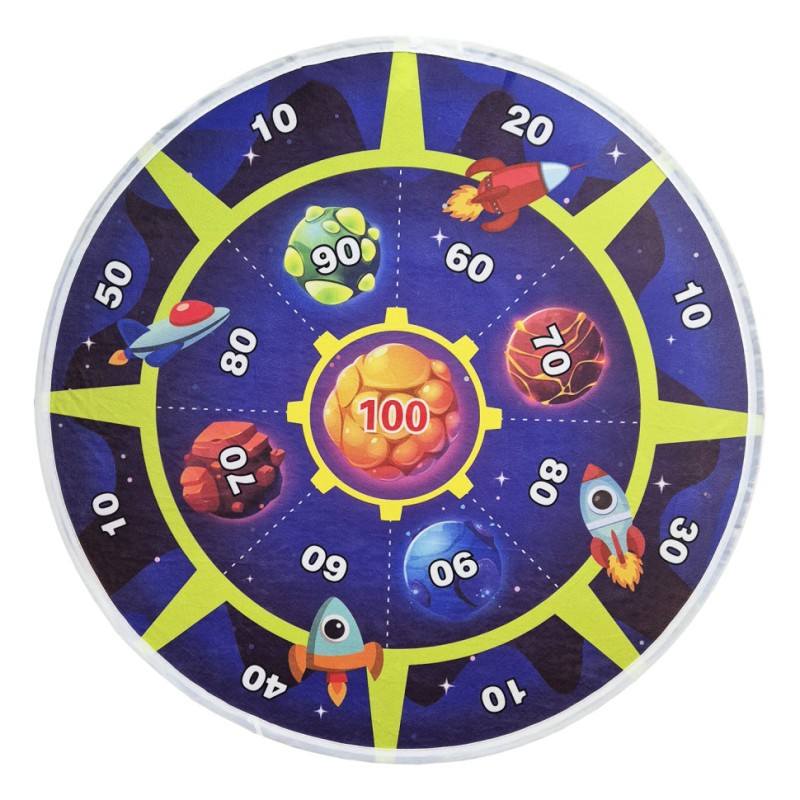 Детский дартс 3888-22A діаметр поля 72 см, підсвічування