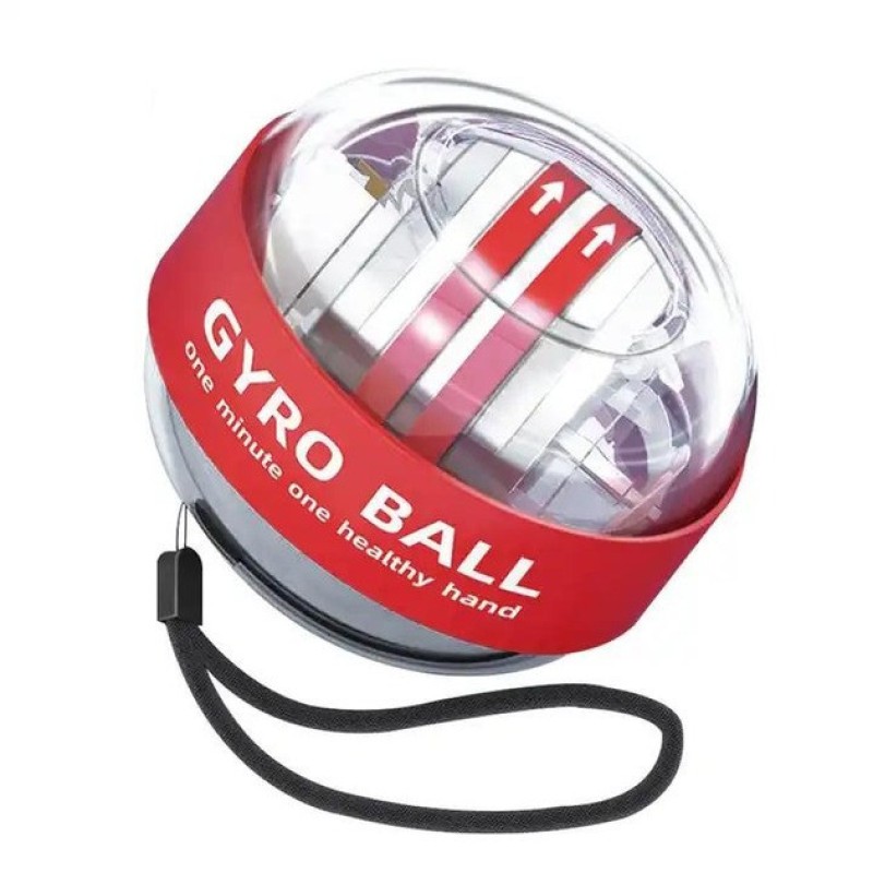 Гіроскопичний еспандер 65386(Red) LED-підсвічування, ремінець