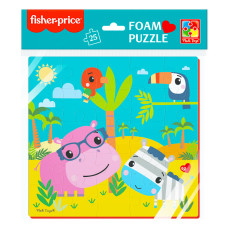 Мягкие пазлы "Бегемот и зебра" Vladi Toys VT1109-04, 25 эл