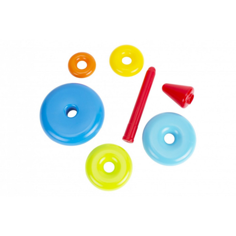 Дитяча розвиваюча іграшка "Пірамідка" ТехноК 6863TXK