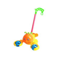 Детская каталка на палочке Bambi 198-13 Желто-Оранжевый.