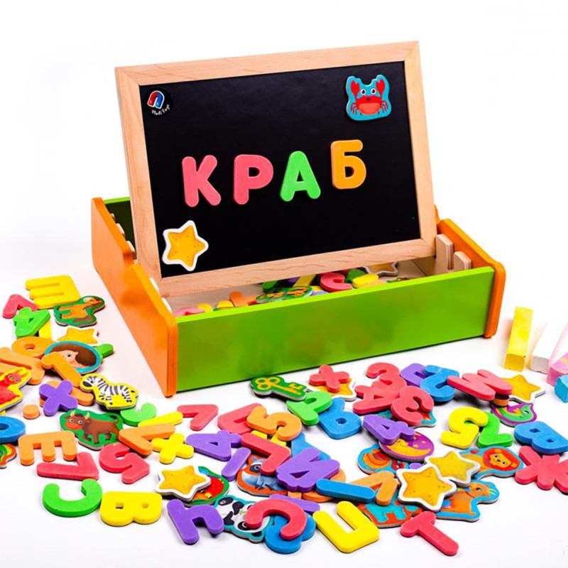 Гра настільна "Магнітний розвиваючий набір з дошкою" VT5411-17