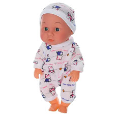 Кукла Пупс 9615-8 23см, ванна 25 см Белый