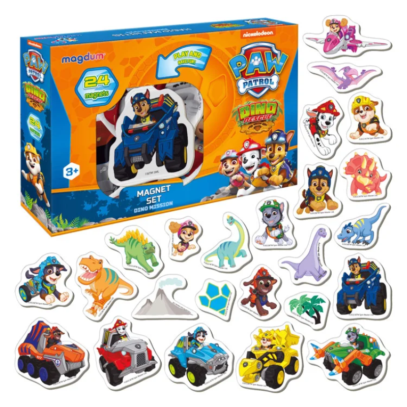 Набір магнітів Magdum ML4034-05 "Щенячий патруль. Диномісія"