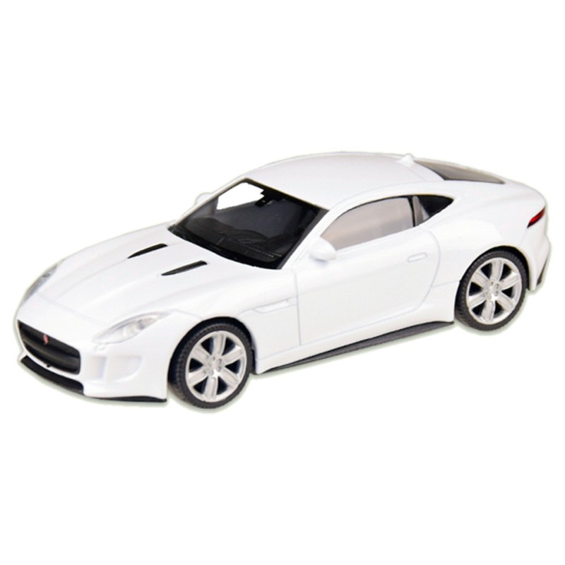Машина металева JAGUAR F-TYPE COUPE "WELLY" 44049CW масштаб 1:43 Білий