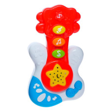 Музыкальная гитара, развивающая Э-Нотка Bambi 60082 со звуком и светом.