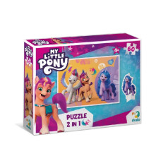 Дитячі Пазли My Little Pony "Яскраві образи" DoDo 200139 60 елементів, з фігуркою