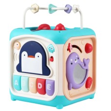 Бизикуб Aiyingle 668-108, 5 в 1 Бирюзовый