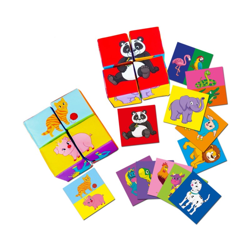 Набір м'яких кубиків "Розумні кубики" Macik МС 090501-06