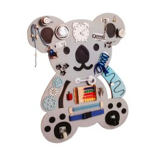 Развивающая игрушка Бизиборд"Коала" Temple Group TG200145 75х62см серый
