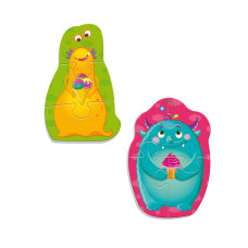 Магнитные беби пазлы "Монстрики" Vladi toys VT3208-31