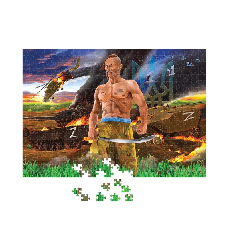 Дитячі пазли "Один у полі воїн" Енергія Плюс 84726 випуск 1 500 елементів