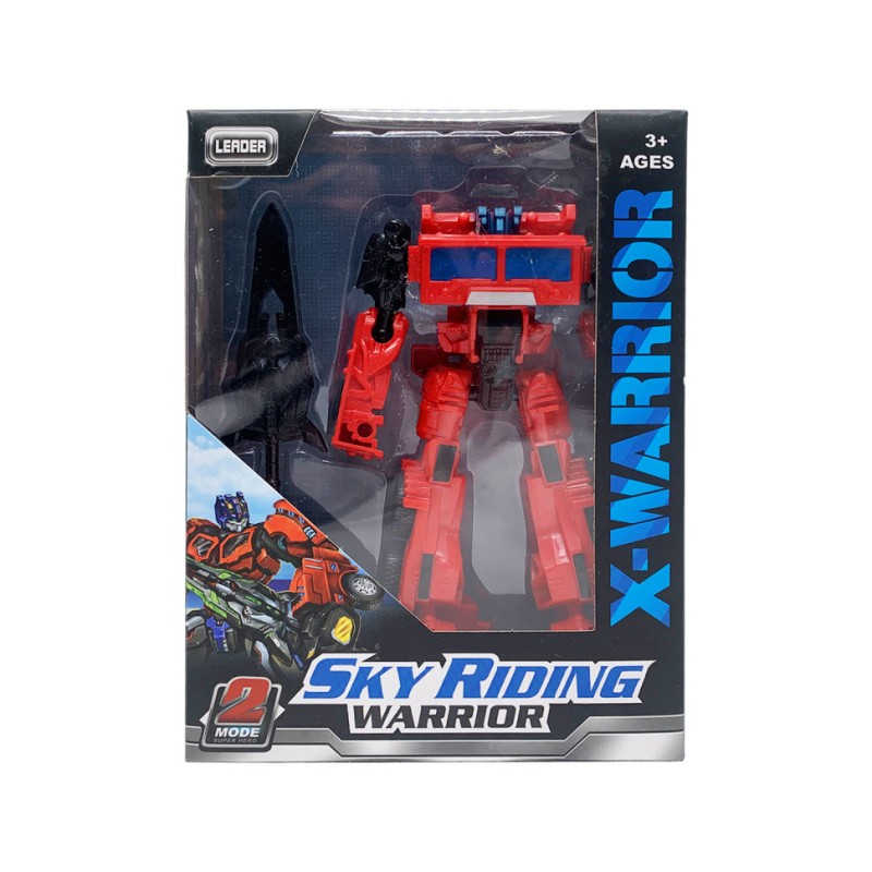 Дитячий Трансформер "Вантажівка" (5*5*11*13*9)см №HF7199AB Bambi Червоний