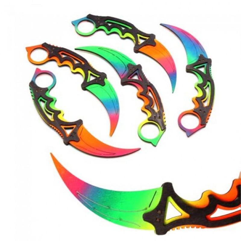 Сувенірний дерев'яний ніж "КЕРАМБІТ ULTRA" 312314, 5 шт