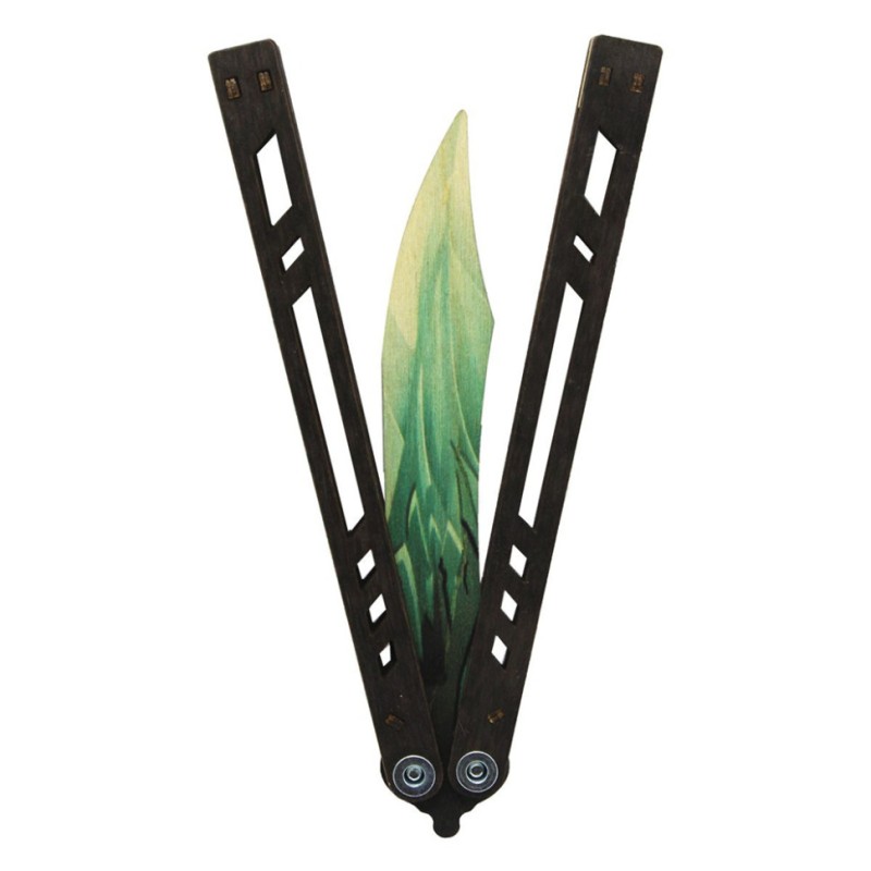 Ніж дерев'яний сувенірний "SO-2 МЕТЕЛЬ DRAGON GLASS СМАРУД" SO2BALDG