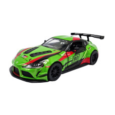 Металлическая машинка Toyota GR Supra Kinsmart KT5421WF инерционная, 1:36 Зеленый