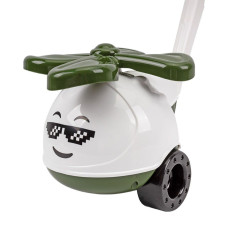 Детская игрушка-каталка Вертолет 9420TXK в сетке Зеленый