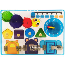 Логическая доска "Бизиборд" 58085 часы, шестерни