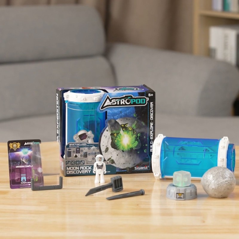Ігровий набір Місія «Досліди місячний камінь» Astropod 80338 з фігуркою