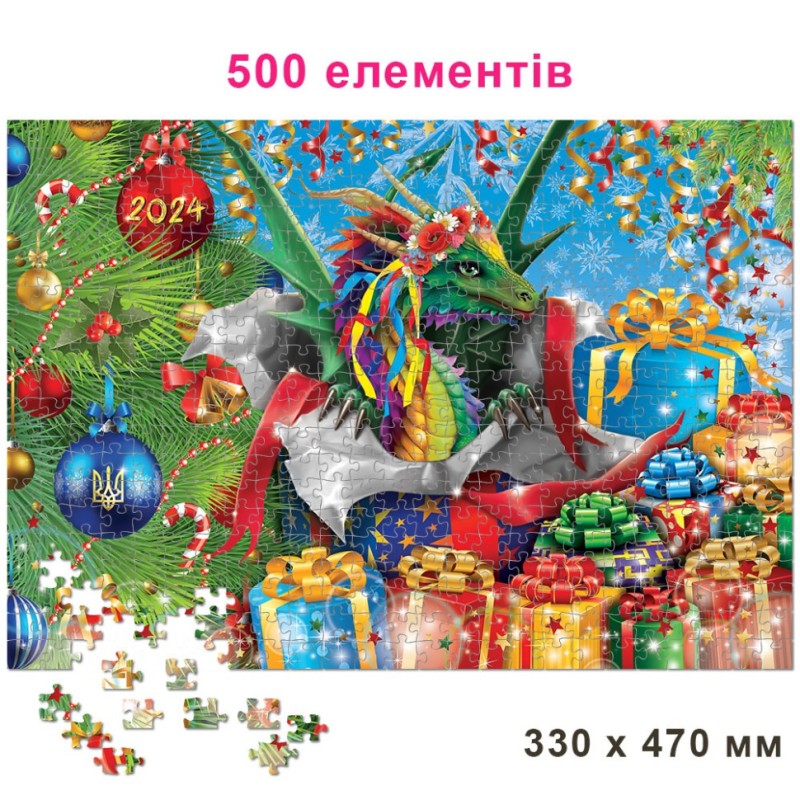 Дитячий пазл "Рік Дракона" 84856, 500 елементів