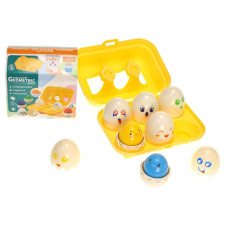 Развивающий сортер "Яйца-цыплята" DF31 в лотке 6 шт